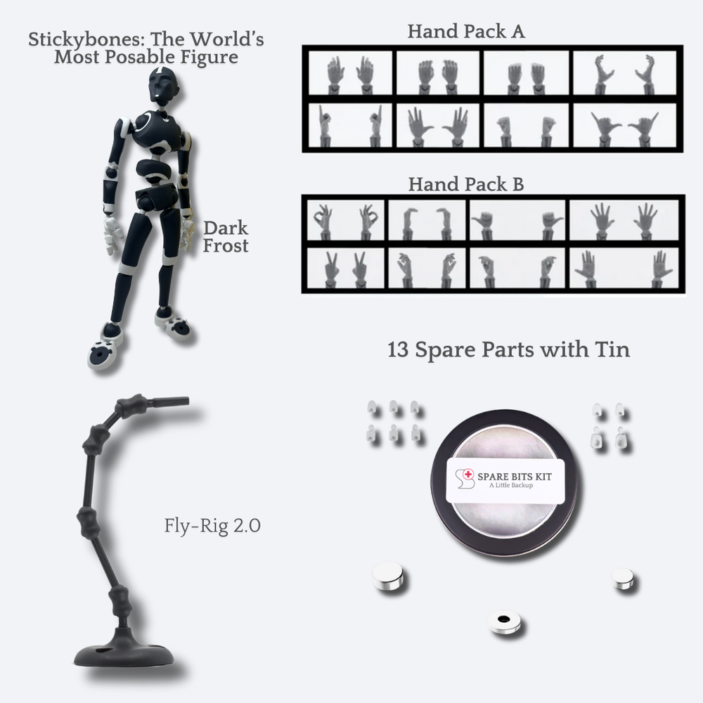 NEW!  The Handybones Bundle — Pre-Order (Ships with Pose Plate Restock)
