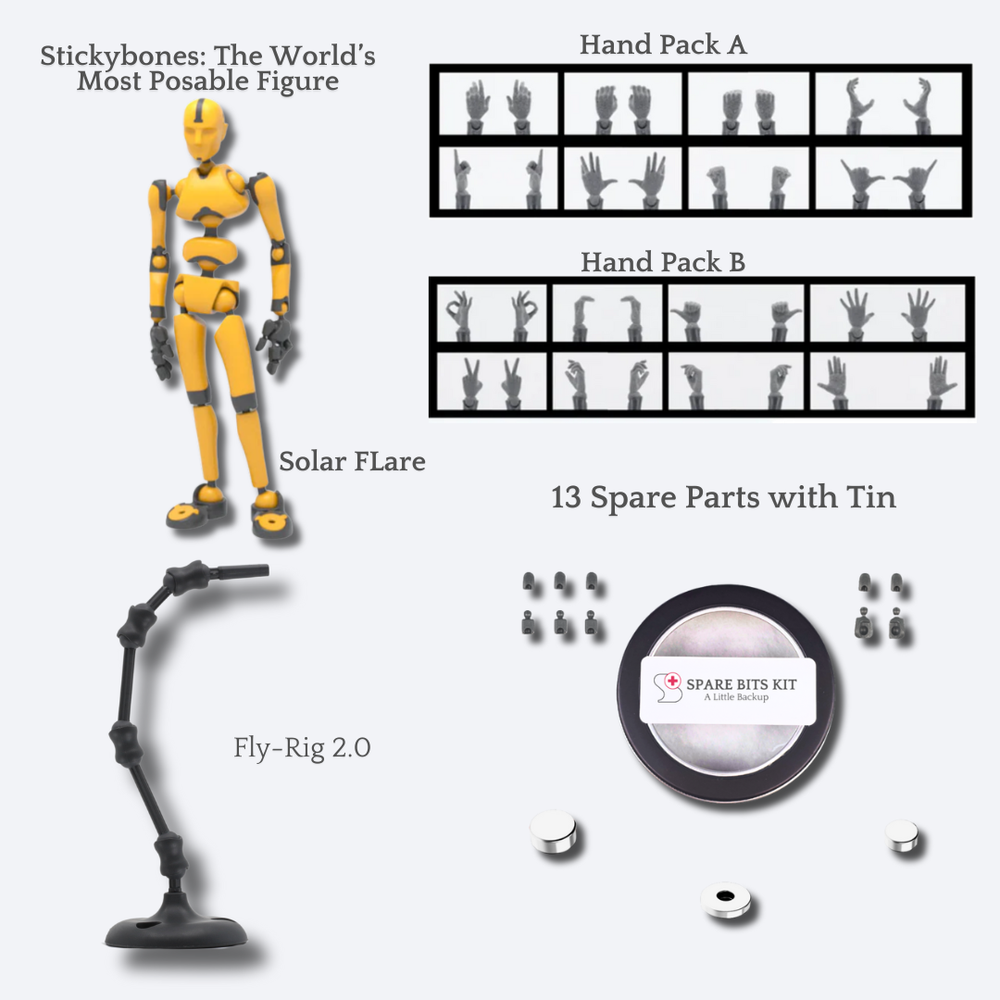 NEW!  The Handybones Bundle — Pre-Order (Ships with Pose Plate Restock)