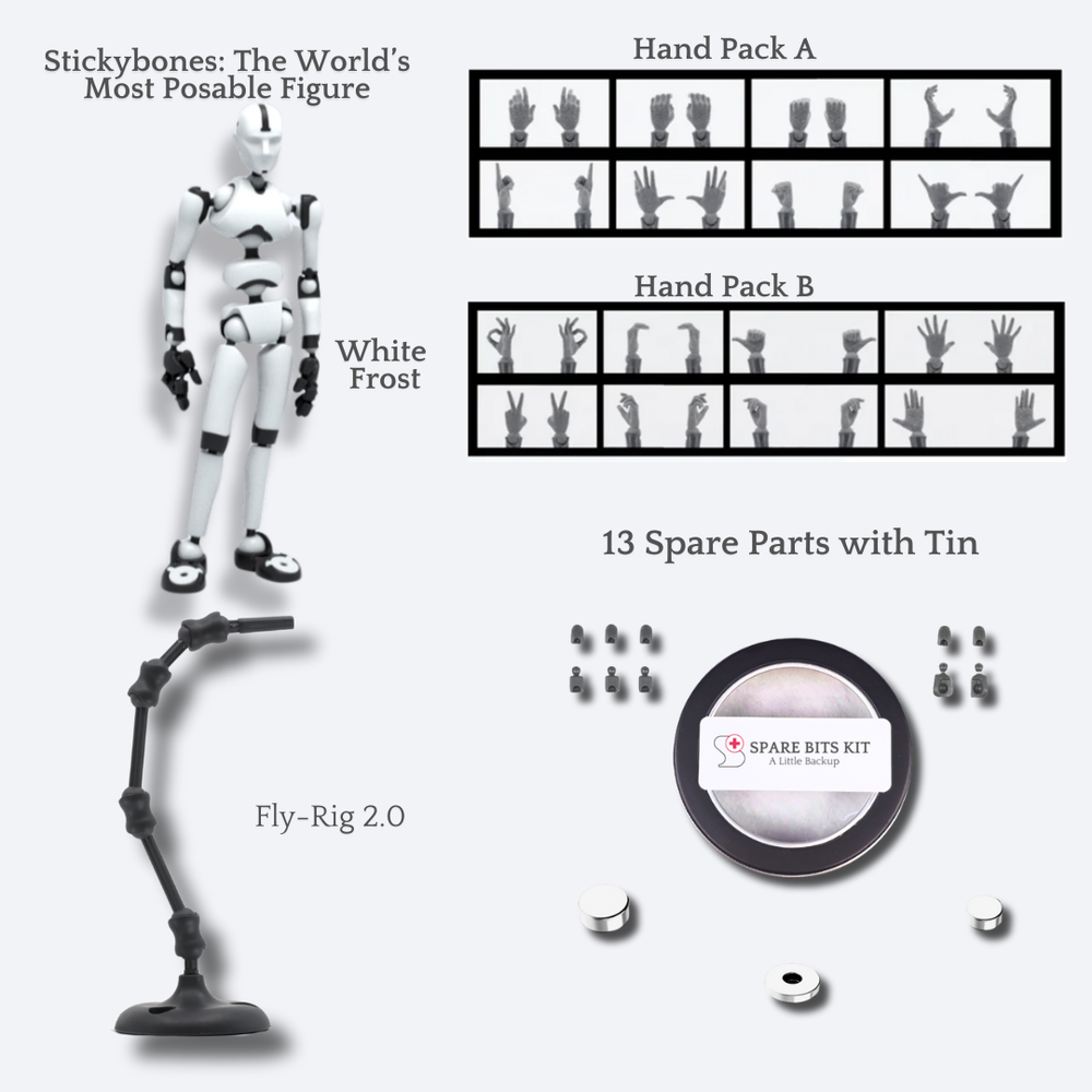 NEW!  The Handybones Bundle — Pre-Order (Ships with Pose Plate Restock)