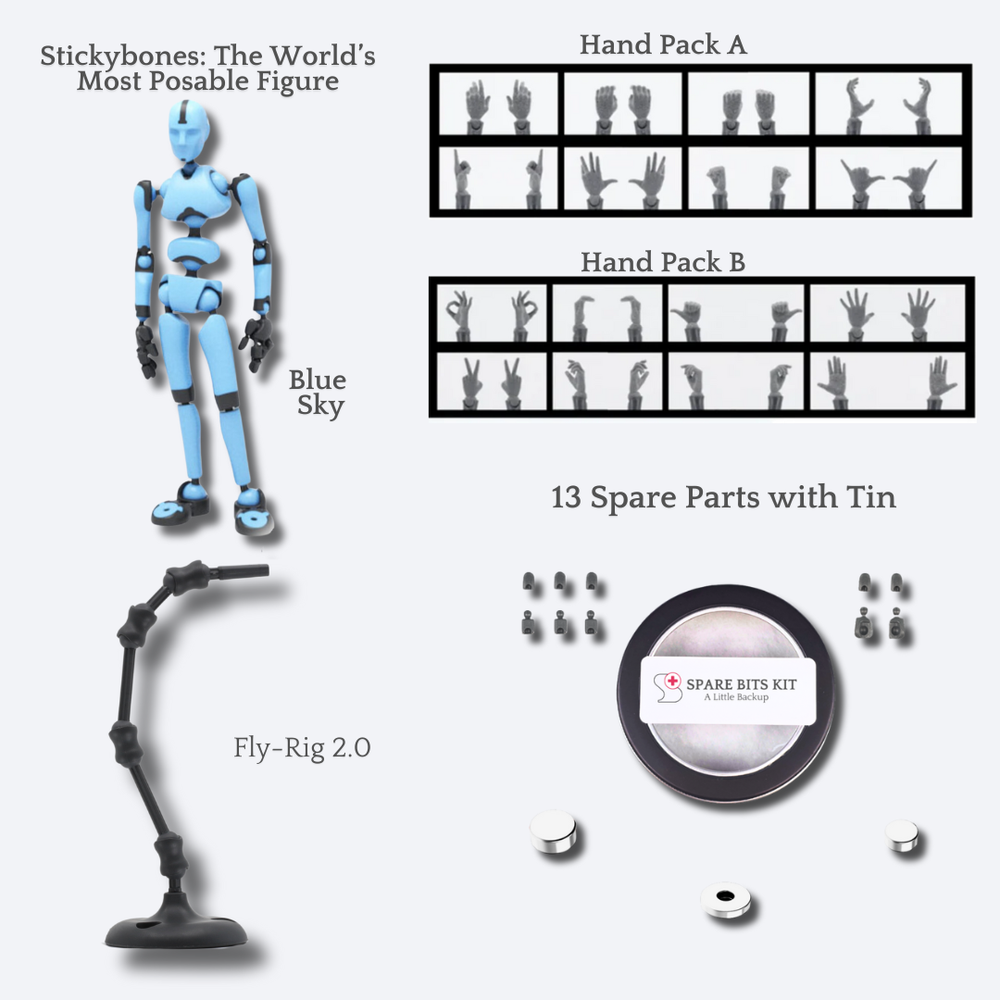 NEW!  The Handybones Bundle — Pre-Order (Ships with Pose Plate Restock)