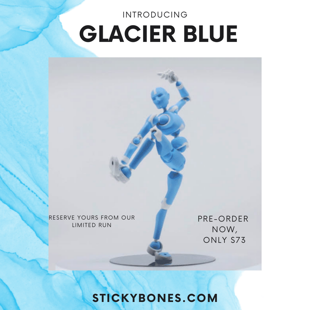 GLACIER BLUE Stickybones