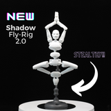 The High-Contrast Bundle:    1 Blizzard Stickybones & 1 Shadow Fly-Rig