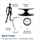 Fly! Spin! Pose! Bundle: Dark Frost / Day Frost Fly-Rig / Black Posenado
