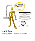 Fly! Spin! Pose! Bundle: Light Ray / White Fly-Rig / White Posenado