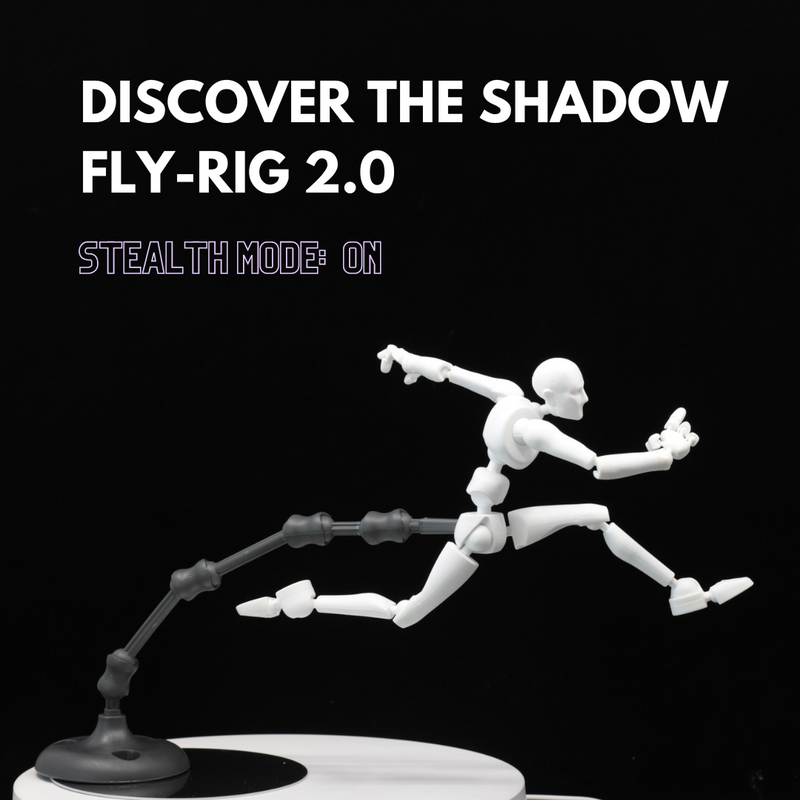 The High-Contrast Bundle:    1 Blizzard Stickybones & 1 Shadow Fly-Rig