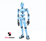 BiCOLOR: Blue Sky Stickybones—The Precision Art & Animation Figure