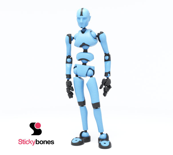BiCOLOR: Blue Sky Stickybones—The Precision Art & Animation Figure