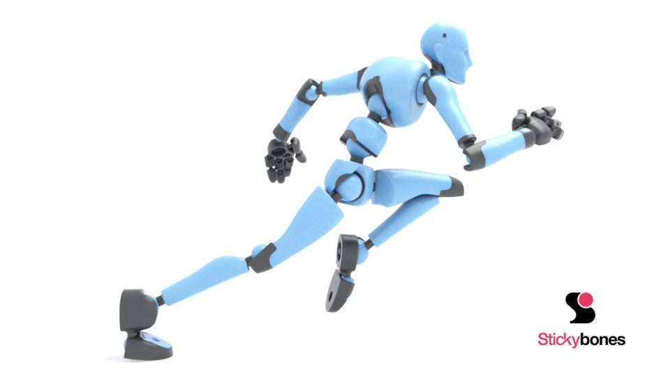 BiCOLOR: Blue Sky Stickybones—The Precision Art & Animation Figure